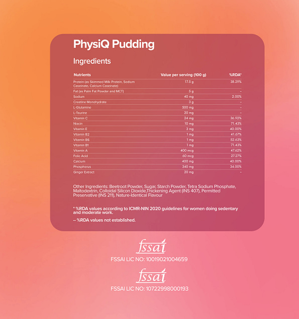 Fitness PhysiQ Pudding 1 05