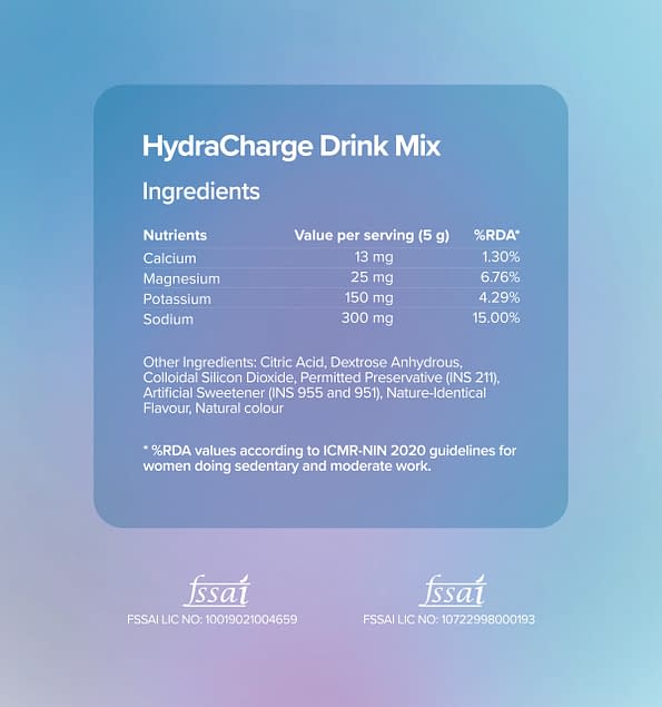 Hydration Hydracharge Drink Mix 1 05