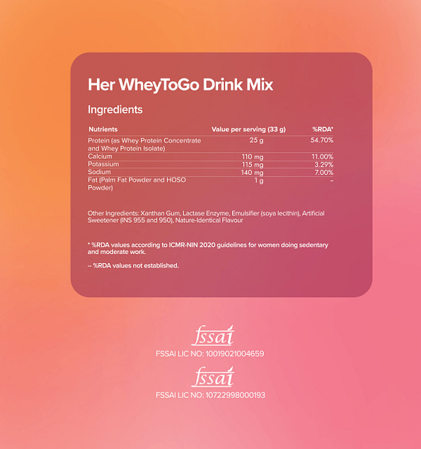 Fitness Her Whey To Go Drink MIx 1 05